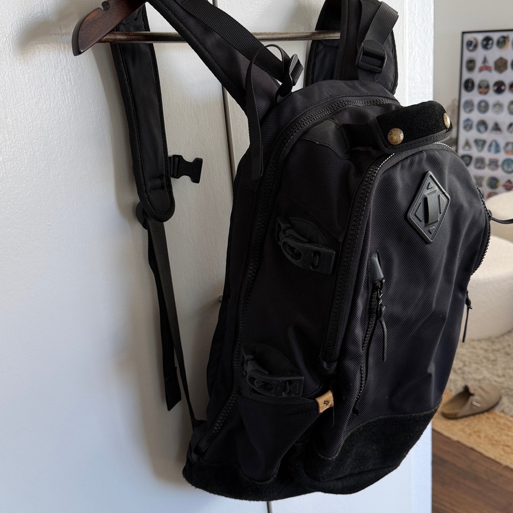 Visvim Ballistic 20l Black Backpack Corduroy Bott… - image 5
